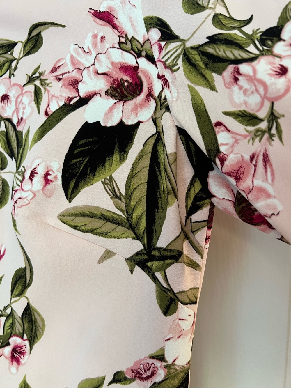 White House Black Market Pink Floral Dress Size 2 - Picture 8 of 11